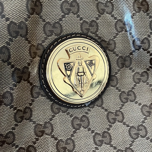 Gucci Hysteria Logo Coated Canvas XXL Tote - Picture 2 of 12